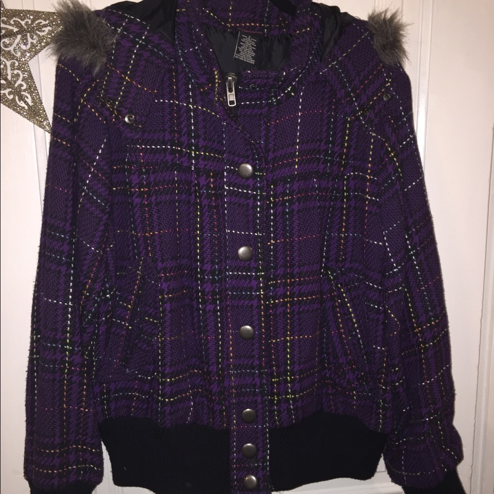 Torrid hooded zip up jacket